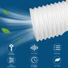 3Metre PP Air Conditioner Hose Stretchable Mobile Air Conditioning Exhaust Pipe Left Rotation Heat Exhaust Steel CCW Thread Vent Hose for Conditioner Repair(130mm/5.12in) view 4