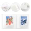 Ruibytree Retro 52 Pockets Mini Photo Album 2x3 Inch - PU Leather Photo Book for Fujifilm Instax Mini Series & Polaroid 2x3 Instant Film Camera Pictures (White, 1Pack) view 3
