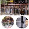 Bar Unit Floating Shelves Wall-Mounted Wine Racks, Wine Bottle Holder Ceiling Hanging Metal Iron Wine Glass Rack Goblet Stemware Racks (Color : Black, Size : 12025cm(4710inch)) view 4