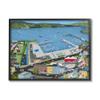Stupell Industries Ocean Docks Suburb Streets Framed Wall Art, Design by Carla Daly view 1