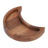 DAADUN Moon Tray Crystal Holder, Display Your Crystals & Healing Stones, Crescent Moon Tray for Crystals, Crystal Holder for Stones, Crystal Tray Wooden Box Crystal Shelf Display view 1