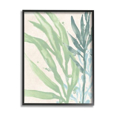Stupell Industries Flowing Seaweed Underwater Plant Framed Wall Art, Design by June Erica Vess
