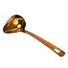 304 Stainless Steel Thickened Soup Ladle,Oil Scoop,Harmless Kitchen Soup Scoop for Restaurant Home Kitchen, Cooking, Making Soup,Cooking and Serving Spoon Gravy, 304 Oil Scoop Soup Ladle Stainles view 4