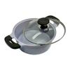 5.5 QT Ceramic Sauce Pot with Lid, 9-1/2'' Cooking Pot With Lid, MADE IN KOREA view 2