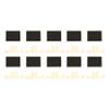 HERCHR 10pcs Mini Chalkboard Signs, Small Chalkboard Signs with Stand Wooden Blackboard Food Labels for Table Numbers, Place Cards, Food Signs, Message Board, Wedding Signs and Event Decorations view 1