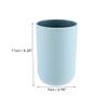 VOCOSTE 2Pcs Bathroom Toothbrush Cups, Blue and Gray, 4.33''x2.76'' 350ml view 4