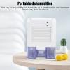 Focket Dehumidifiers for Home, 800ml 10W Quiet Small dehumidifier for Bathroom, Portable Mini dehumidifier Automatic Shutdown for Bedroom Bathroom RV Laundry Room Closet, Detachable view 2