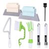 Window Cleaner Tool 8 Pcs Hand-held Groove Gap Cleaning Tools Window Groove Cleaning Brush for Corner Crevice Tile Lines Shutter Keyboard Car view 1