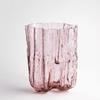 Kosta Boda Crackle Pink Vase Tall view 2