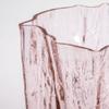 Kosta Boda Crackle Pink Vase Tall view 3