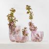 Kosta Boda Crackle Pink Vase Tall view 4