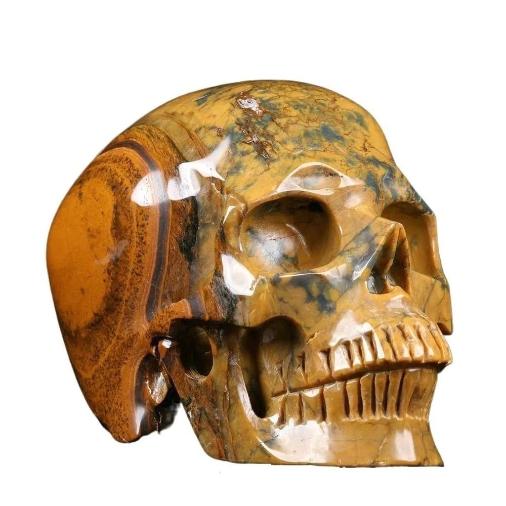 The Goddess Persephone's Hand Carved Healing Skull