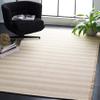 SAFAVIEH Area Rug 8x10 - Augustine Collection - Large - Ivory & Gold, Cotton Stripe Fringe Design, Easy Cleaning, Ideal for Living Room, Bedroom, Office, Dining Space (AGT501D) view 1
