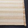 SAFAVIEH Area Rug 8x10 - Augustine Collection - Large - Ivory & Gold, Cotton Stripe Fringe Design, Easy Cleaning, Ideal for Living Room, Bedroom, Office, Dining Space (AGT501D) view 4
