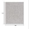 SAFAVIEH Braided Indoor/Outdoor Washable Area Rug 9'x12', Grey BRA201F view 2