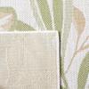 SAFAVIEH Washable Rug Outdoor Courtyard Collection - 6'7" Square, Ivory & Green, Non-Shedding & Easy Cleaning, Ideal for Patio, Backyard, Mudroom (CY9433-52745) view 1