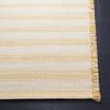 SAFAVIEH Area Rug 8x10 - Augustine Collection - Large - Ivory & Yellow, Cotton Stripe Fringe Design, Easy Cleaning, Ideal for Living Room, Bedroom, Office, Dining Space (AGT501C) view 4