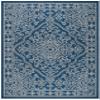 SAFAVIEH Washable Rug Outdoor Courtyard Collection - 8' x 11', Navy & Beige, Non-Shedding & Easy Cleaning, Ideal for Patio, Backyard, Mudroom (CY6344-25821) view 2