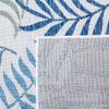 SAFAVIEH Washable Rug Outdoor Courtyard Collection - 6'7" Square, Beige & Green Blue, Non-Shedding & Easy Cleaning, Ideal for Patio, Backyard, Mudroom (CY9631-53424) view 1