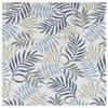 SAFAVIEH Washable Rug Outdoor Courtyard Collection - 6'7" Square, Beige & Green Blue, Non-Shedding & Easy Cleaning, Ideal for Patio, Backyard, Mudroom (CY9631-53424) view 2