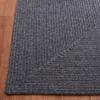 SAFAVIEH Braided Indoor/Outdoor Washable Area Rug 9'x12', Black BRA201Z view 4