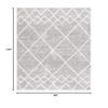 SAFAVIEH Area Rug 8x10 - Berber Shag Collection - Large - Ivory & Grey, Moroccan Design, Non-Shedding & Easy Cleaning, Plush Thick Pile, Ideal for Living Room, Bedroom, Dining Space (BER574G) view 2