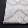 SAFAVIEH Area Rug 8x10 - Berber Shag Collection - Large - Ivory & Grey, Moroccan Design, Non-Shedding & Easy Cleaning, Plush Thick Pile, Ideal for Living Room, Bedroom, Dining Space (BER572F) view 4