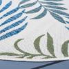 SAFAVIEH Washable Rug Outdoor Courtyard Collection - 6'7" Round, Beige & Green Blue, Non-Shedding & Easy Cleaning, Ideal for Patio, Backyard, Mudroom (CY9631-53424) view 4