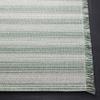 SAFAVIEH Area Rug 8x10 - Augustine Collection - Large - Ivory & Green, Cotton Stripe Fringe Design, Easy Cleaning, Ideal for Living Room, Bedroom, Office, Dining Space (AGT501Y) view 4