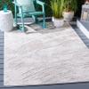 SAFAVIEH Washable Rug Outdoor Cabana Collection - 4' x 6', Grey & Ivory, Non-Shedding & Easy to Clean, Ideal for Patio, Backyard, Mudroom (CBN504F) view 1