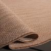 SAFAVIEH Washable Rug Outdoor Courtyard Collection - 2'3" x 18' Runner, Natural & Cream, Non-Shedding & Easy Cleaning, Ideal for Patio, Entryway, Mudroom, Hallway, Kitchen (CY8022-03012) view 3