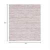SAFAVIEH Elements Collection Accent Rug - 3' x 5', Beige, Handmade Modern Stripe, Ideal for High Traffic Areas in Entryway, Living Room, Bedroom (ELM701B) view 2