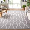 SAFAVIEH Area Rug 8x10 - Augustine Collection - Large - Ivory & Black, Cotton Boho Fringe Design, Easy Cleaning, Ideal for Living Room, Bedroom, Office, Dining Space (AGT503Z) view 1