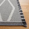 SAFAVIEH Area Rug 8x10 - Augustine Collection - Large - Ivory & Black, Cotton Boho Fringe Design, Easy Cleaning, Ideal for Living Room, Bedroom, Office, Dining Space (AGT503Z) view 4
