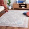 SAFAVIEH Washable Rug Bayside Collection - 8' x 10', Ivory & Blue Pink, Easy Cleaning, Ideal for in Living Room, Bedroom, Home Office, Dining Space (BAY118A) view 1