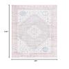 SAFAVIEH Washable Rug Bayside Collection - 8' x 10', Ivory & Blue Pink, Easy Cleaning, Ideal for in Living Room, Bedroom, Home Office, Dining Space (BAY118A) view 2