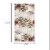 SAFAVIEH Aria Collection Runner Rug - 2' x 12', Cream & Olive, Modern Boho Abstract Design, Non-Shedding & Easy Care, Ideal for High Traffic Areas in Living Room, Bedroom (ARA167A) view 2