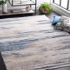 SAFAVIEH Washable Rug Bayside Collection - 8' x 10', Blue & Gold, Easy Cleaning, Ideal for in Living Room, Bedroom, Home Office, Dining Space (BAY130M) view 1