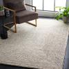 SAFAVIEH Abstract Collection Accent Rug - 4' x 6', Ivory & Black, Handmade Wool, Ideal for High Traffic Areas in Entryway, Living Room, Bedroom (ABT609A) view 1