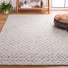 SAFAVIEH Abstract Collection Accent Rug - 3' x 5', Grey & Ivory, Handmade Wool, Ideal for High Traffic Areas in Entryway, Living Room, Bedroom (ABT203G) view 1