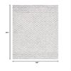 SAFAVIEH Abstract Collection Accent Rug - 3' x 5', Grey & Ivory, Handmade Wool, Ideal for High Traffic Areas in Entryway, Living Room, Bedroom (ABT203G) view 2