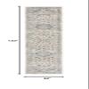 SAFAVIEH Charleston Collection Runner Rug - 2' x 12', Ivory & Light Blue, Oriental Distressed Design, Non-Shedding & Easy Care, Ideal for High Traffic Areas in Living Room, Bedroom (CHL411M) view 2