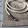 SAFAVIEH Washable Rug Outdoor Courtyard Collection - 6'7" x 9'6", Black & Grey, Non-Shedding & Easy Cleaning, Ideal for Patio, Backyard, Mudroom (CY6236-37612) view 4