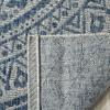 SAFAVIEH Washable Rug Outdoor Courtyard Collection - 2'3" x 16' Runner, Light Grey & Blue, Non-Shedding & Easy Cleaning, Ideal for Patio, Entryway, Mudroom, Hallway, Kitchen (CY8734-36812) view 3