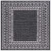 SAFAVIEH Washable Rug Outdoor Courtyard Collection - 6'7" x 9'6", Black & Beige, Non-Shedding & Easy Cleaning, Ideal for Patio, Backyard, Mudroom (CY8484-36621) view 4