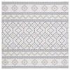 SAFAVIEH Washable Rug Outdoor Courtyard Collection - 6'7" Square, Ivory & Navy Yellow, Non-Shedding & Easy Cleaning, Ideal for Patio, Backyard, Mudroom (CY9681-53455) view 2