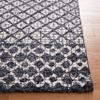 SAFAVIEH Abstract Collection Accent Rug - 3' x 5', Ivory & Navy, Handmade Wool, Ideal for High Traffic Areas in Entryway, Living Room, Bedroom (ABT203N) view 4