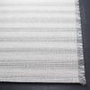 SAFAVIEH Area Rug 8x10 - Augustine Collection - Large - Ivory & Dark Grey, Cotton Stripe Fringe Design, Easy Cleaning, Ideal for Living Room, Bedroom, Office, Dining Space (AGT501G) view 4