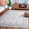 SAFAVIEH Washable Rug Bayside Collection - 8' x 10', Beige & Blue, Easy Cleaning, Ideal for in Living Room, Bedroom, Home Office, Dining Space (BAY120B) view 1