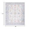 SAFAVIEH Washable Rug Bayside Collection - 8' x 10', Beige & Blue, Easy Cleaning, Ideal for in Living Room, Bedroom, Home Office, Dining Space (BAY120B) view 2